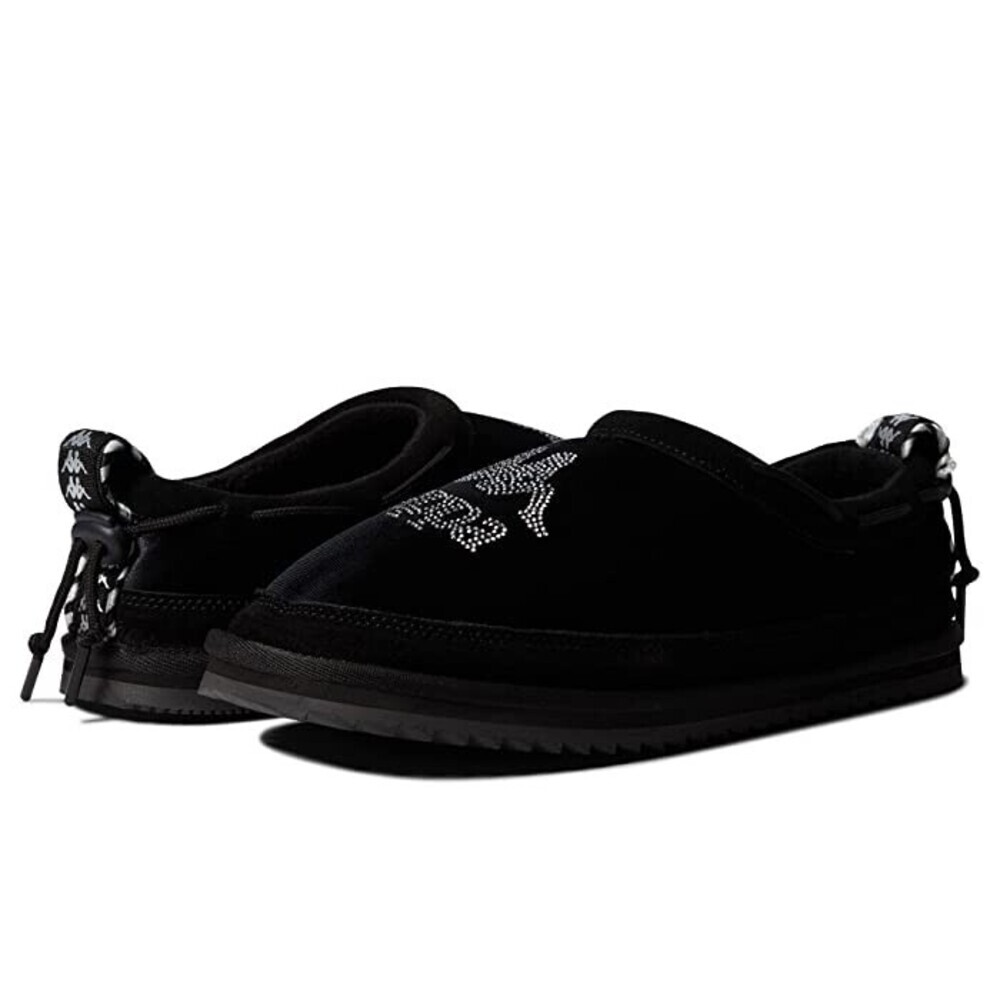Kappa Authentic Mule 4 Slippers Women's US 6.5 Black Slip On Round Toe JOBB376